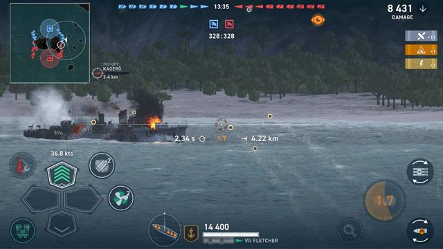 World of Warships: Legends mieri na mobily 