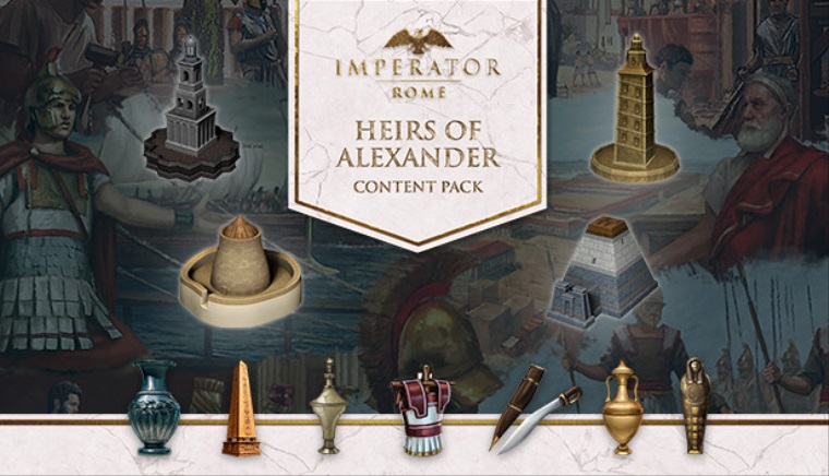 Do Imperator: Rome prde nov balek obsahu Heirs of Alexander, ktor prinesie ru Alexandra Vekho