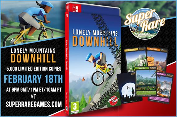 Aj Lonely Mountains: Downhill na Switch vyjde v limitovanej edcii