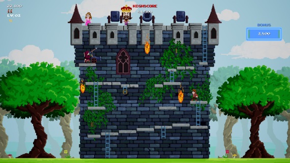 Castle Kong príde na Switch, hráči stále súťažia o 3500 dolárov