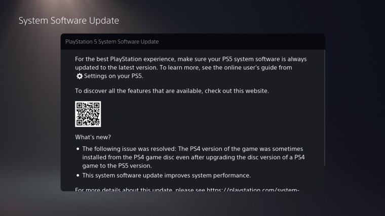 Nov update PS5 systmu zaist, e sa na konzolu nebude intalova PS4 verzia namiesto PS5 verzie hry