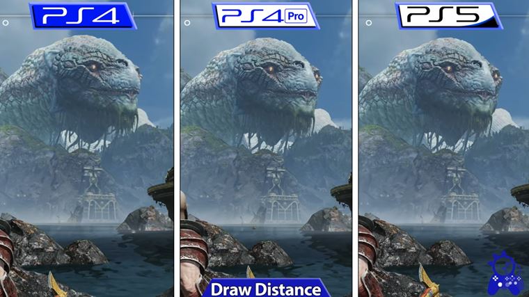 Bližší pohľad na God of War update pre PS5