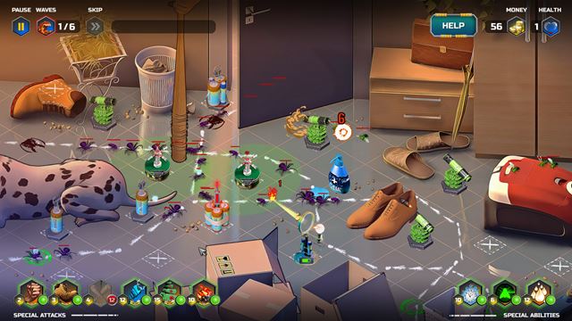 V Bugvasion TD pre�ist�te svoj byt od zmutovan�ch chrob�kov 