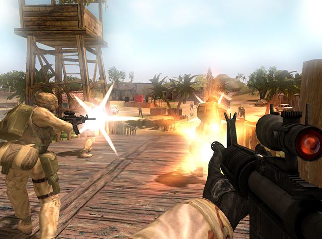 Zru�en� titul Ghost Wars v sebe zauj�mavo kombinoval strat�giu a FPS strie�a�ku 
