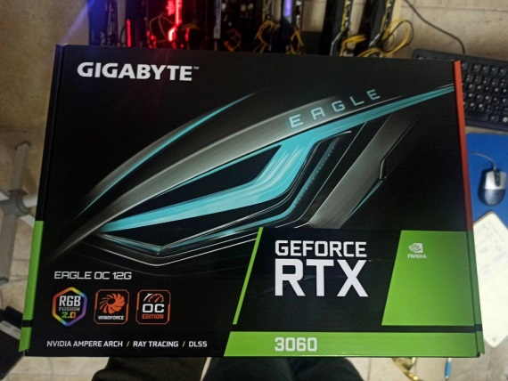 Gigabyte RTX3060 Eagle zachytená na fotkách