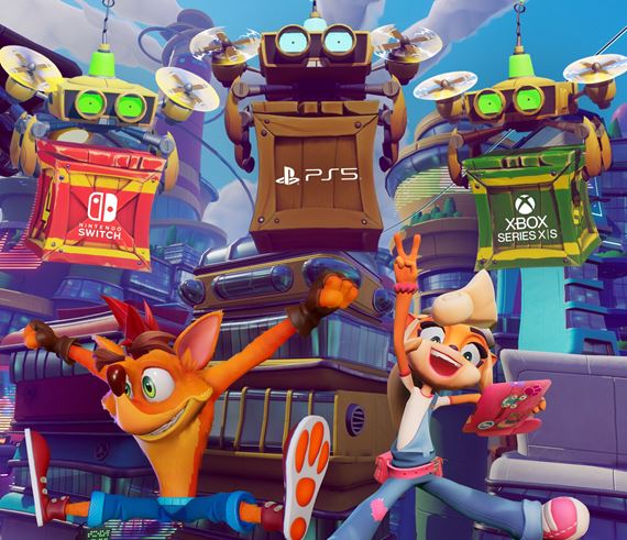 Crash Bandicoot 4 príde v marci na Xbox Series XS, PS5, Switch, neskôr aj na PC