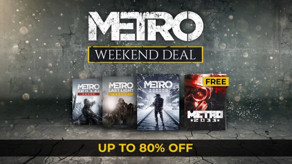 Metro 2033 je na Steame zadarmo, zvyšok série vo veľkom výpredaji