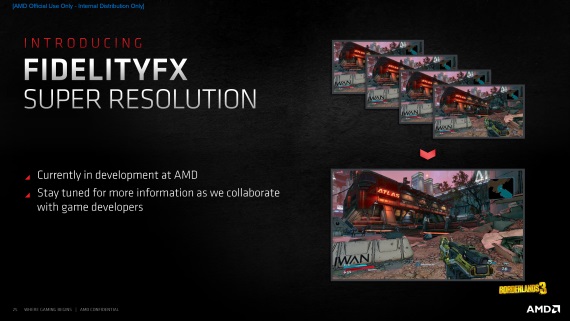 AMD FidelityFX Super Resolution príde tento rok