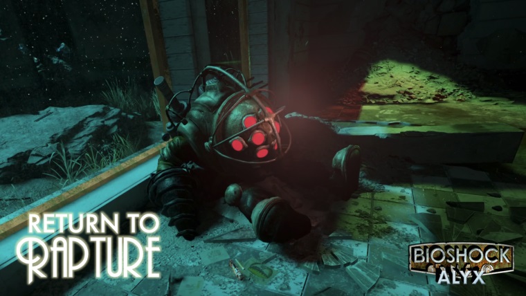 Bioshock mod pre Half-Life: Alyx vs vtiahne sp do Rapture