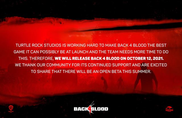 Back 4 Blood bolo odloen  