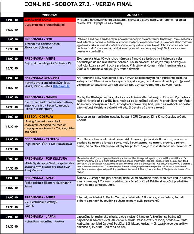 Pozrite si online prednky festivalu CON-LINE 