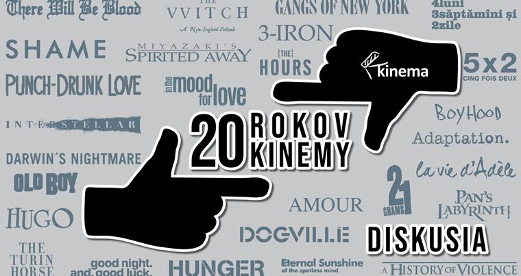 20 rokov filmovho portlu Kinema.sk - online diskusia