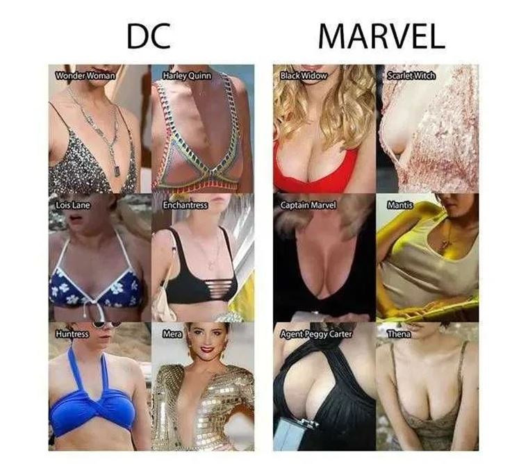 Rozdiel medzi DC a Marvel filmami