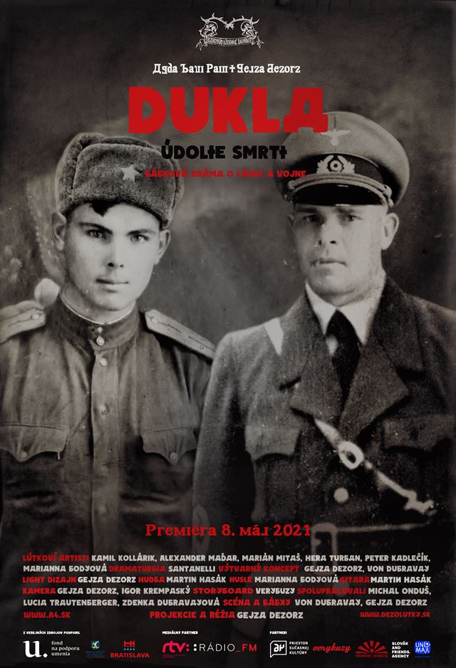 Nenvis. Lska. A dvaja mui stojaci na opanch barikdach 