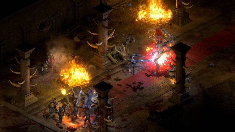 Gameplay ukka z technickej alphy Diablo 2 Ressurected