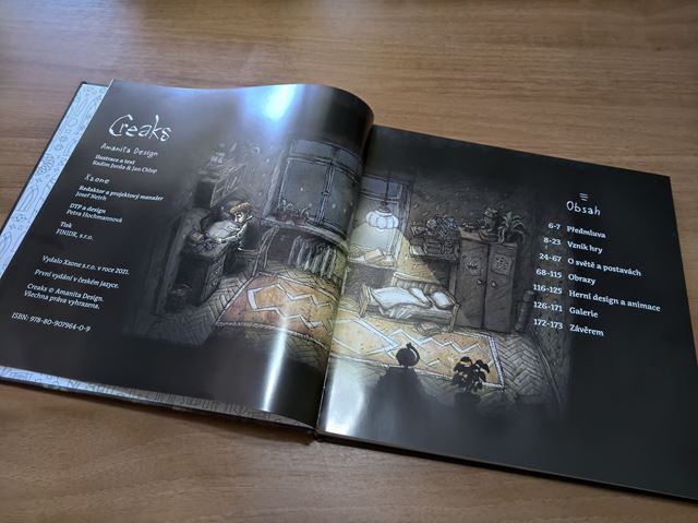 The Art of Creaks kniha dnes vychdza a my ju u mme prelistovan 