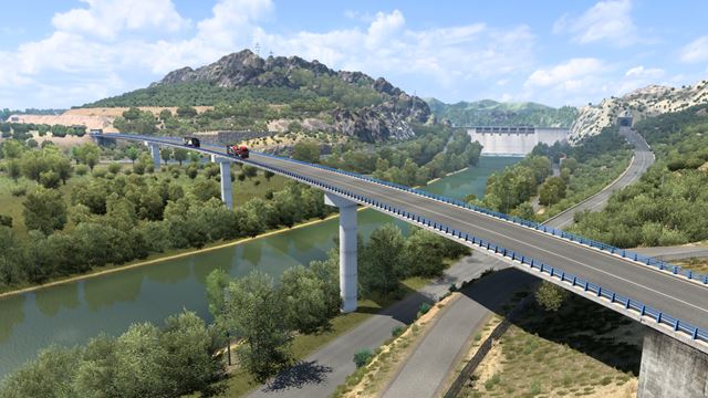 Ako sa hr� DLC Euro Truck Simulator 2 - Iberia? 