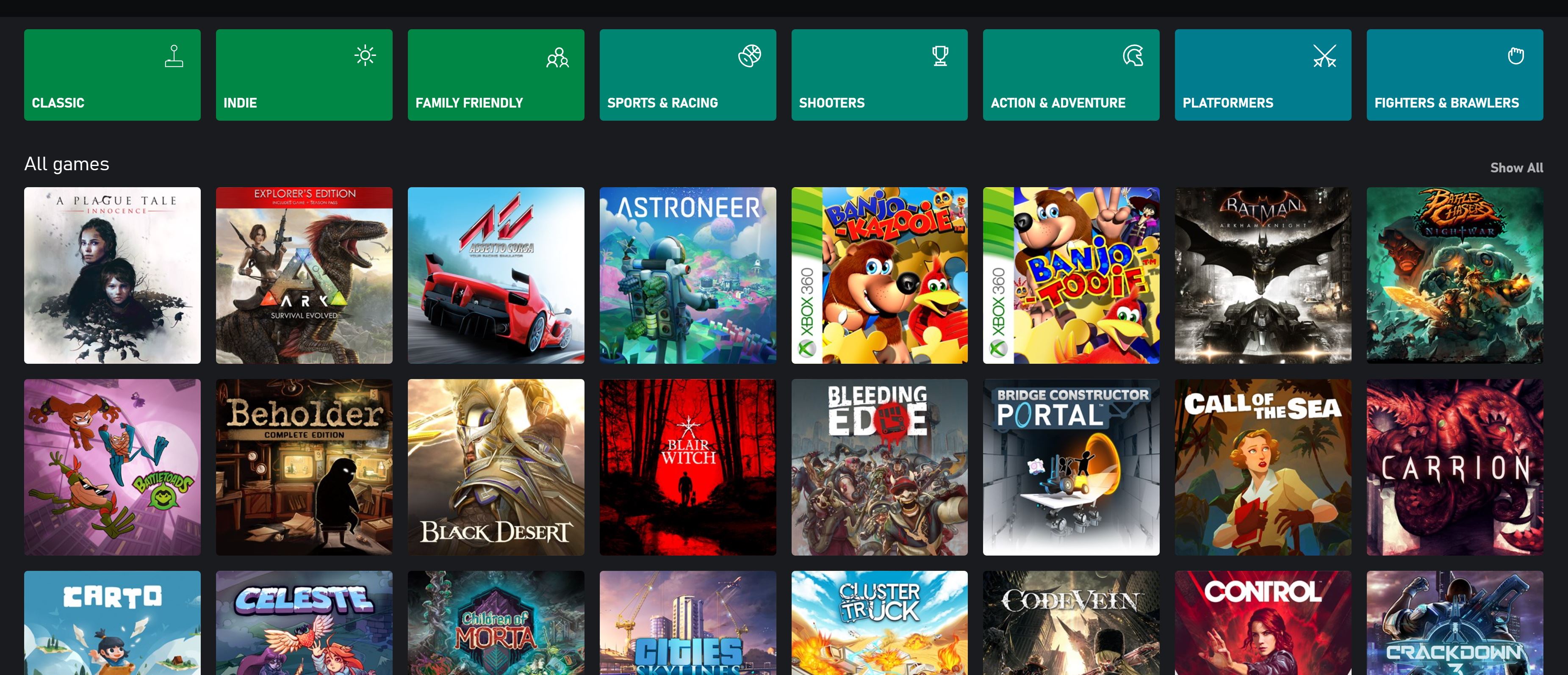 xbox game pass streaming