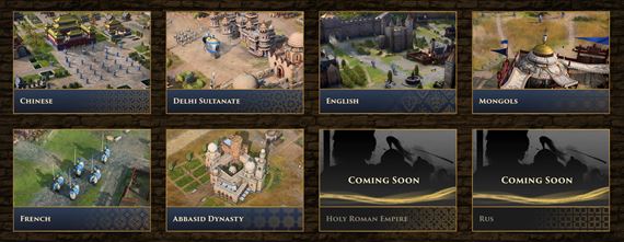 Strnka Age of Empires IV prezradila posledn dve civilizcie