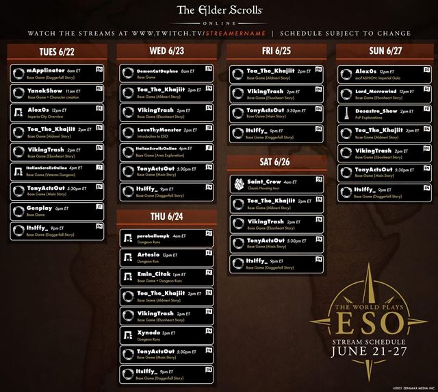 Svet hr The Elder Scrolls Online  