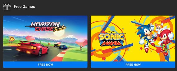 Epic rozdva Horizon Chase Turbo a Sonic Maniu