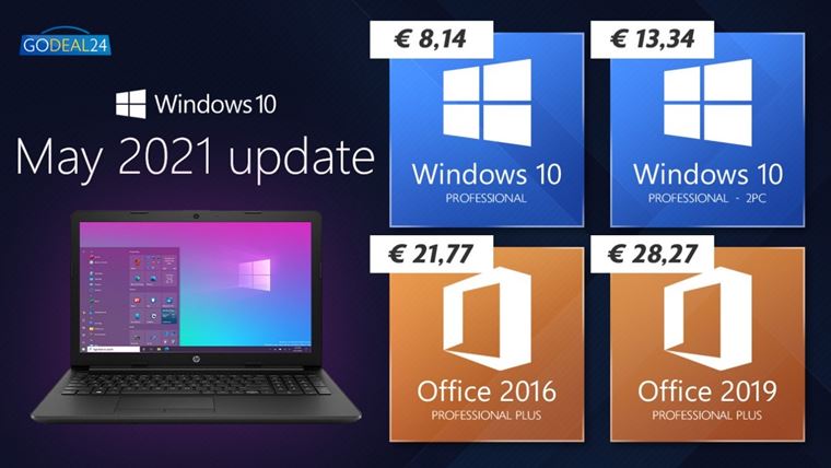 Nový májový update na Windows 10 je tu! Získajte lacnejší Windows 10 na Godeal24