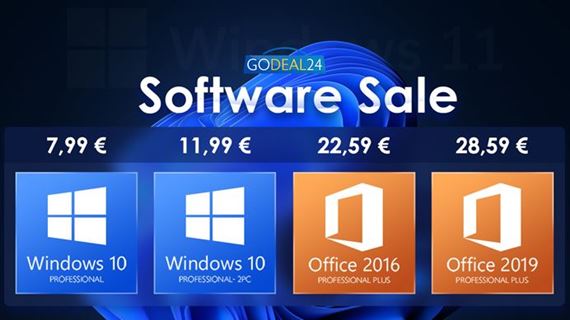 Godeal24: Windows 10 Pro za 7,99� a upgrade na Windows 11 zadarmo