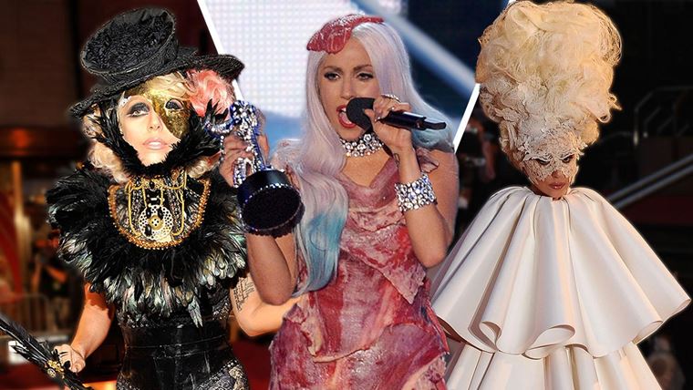 Lady Gaga a jej najhlúpejšie kostýmy