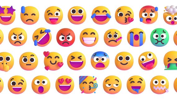 Microsoft prinesie do Windows 3D emoji,  Google v Androide rozrast klasick