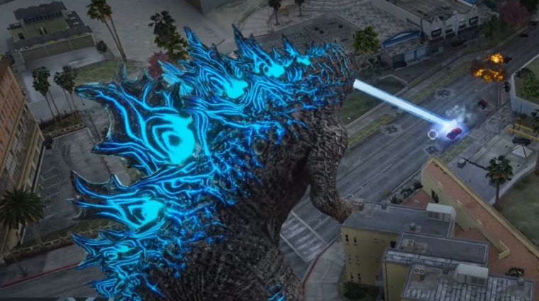 GTA V dostalo Godzilla mod