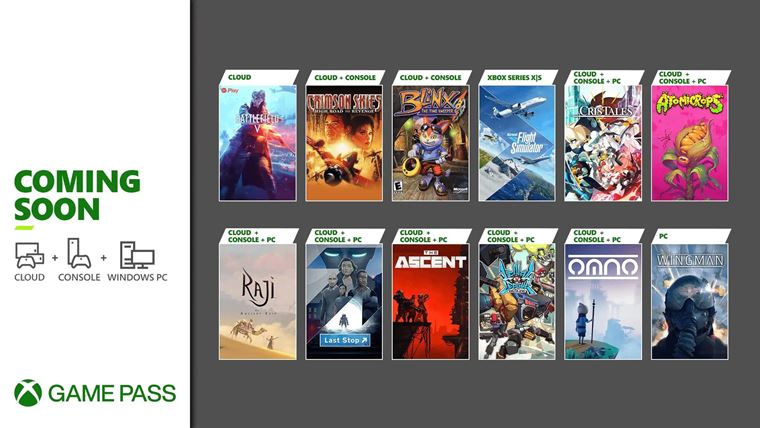 Nov Xbox Game Pass tituly predstaven