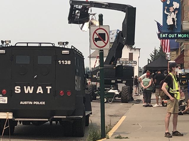 Z�bery na ulicu z nakr�cania The Last Of Us seri�lu 