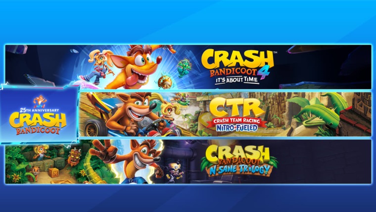 Crash Bandicoot dostal Crashiversary Bundle s celkovo 5 hrami