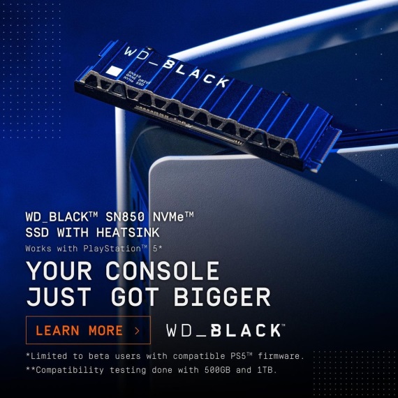Gigabyte a WD_Black potvrdili, že sa ich disky zmestia do PS5 aj s chladičmi