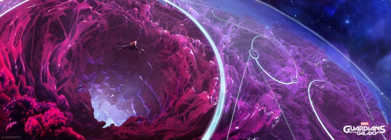 Guardians of the Galaxy ukazuje niekoľko prostredí