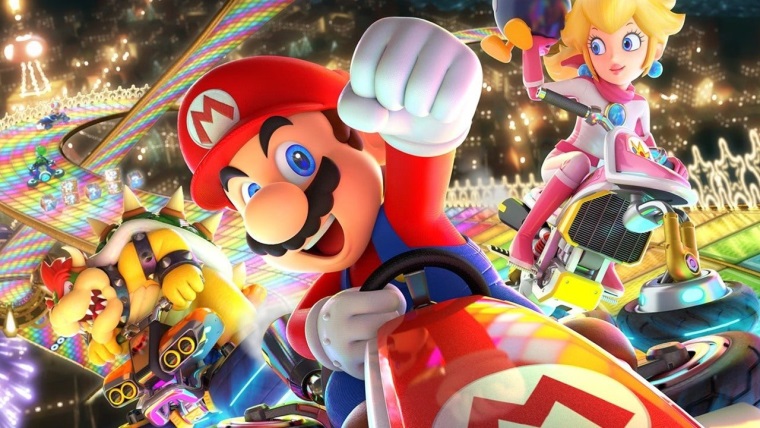 Mario Kart 8 Deluxe si v UK vyjazdil prv miesto