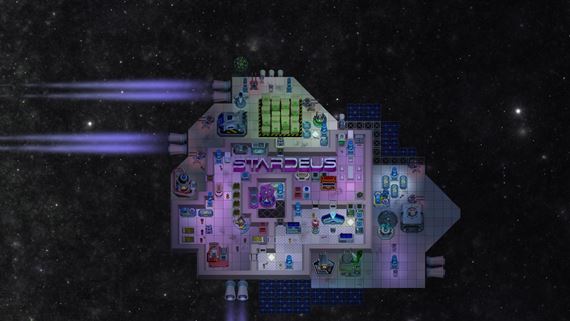 Sci-fi simulátor vesmírnej kolónie Stardeus sa predstavil na Kickstarteri