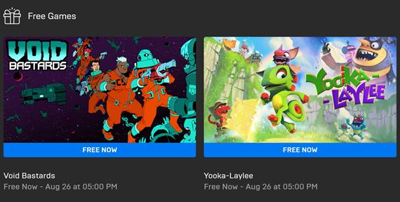 Epic store teraz rozdva Void Bastards a Yooka Laylee