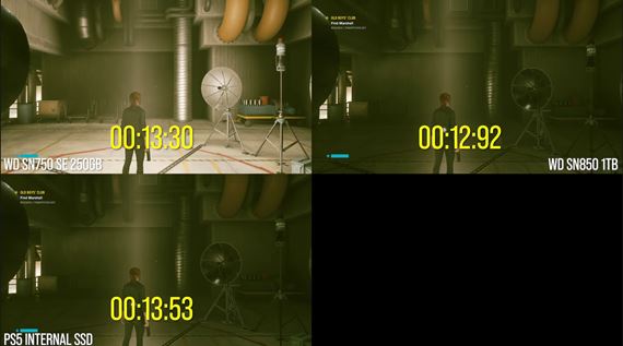 Test pomalého SSD disku v PS5