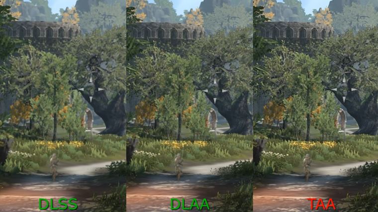 Porovnanie zapracovania DLAA v Elder Scrolls Online 