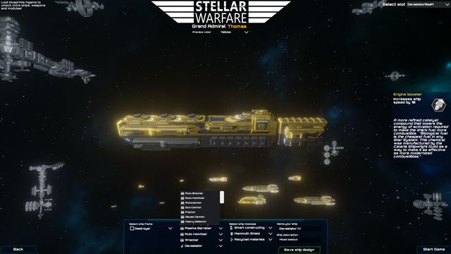 Stellar Warfare pokra�uje v zdokona�ovan� vesm�rnej RTS 