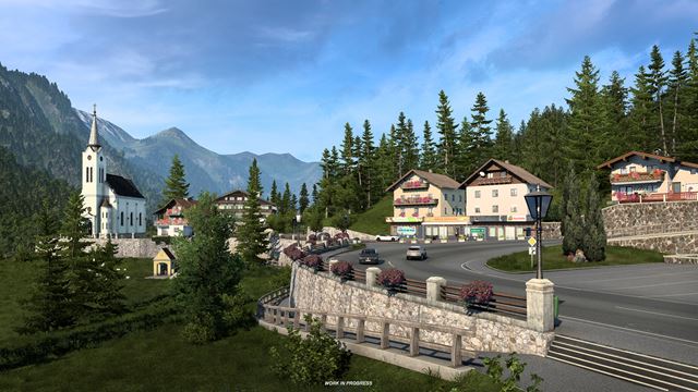 Euro Truck Simulator 2 ukazuje prepracovan� Rak�sko 