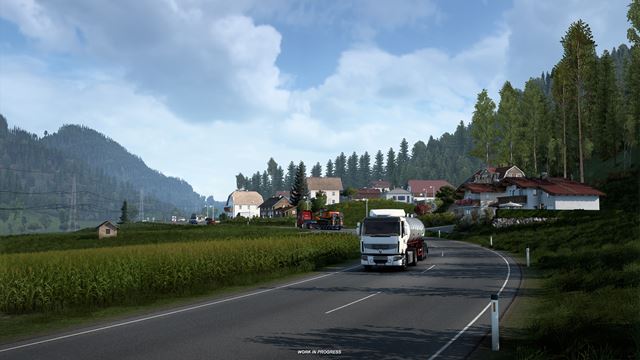 Euro Truck Simulator 2 ukazuje prepracovan� Rak�sko 