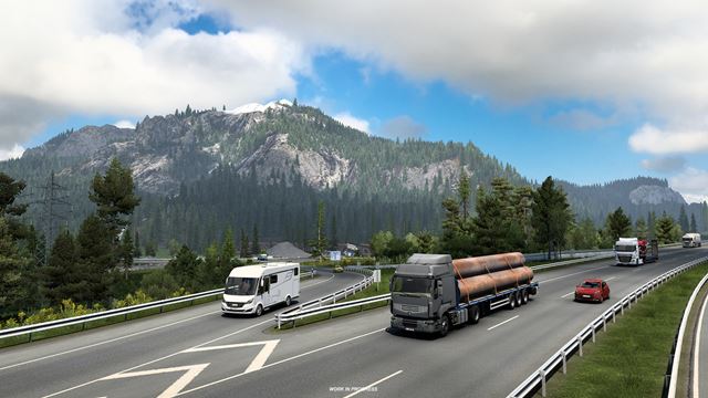 Euro Truck Simulator 2 ukazuje prepracovan� Rak�sko 