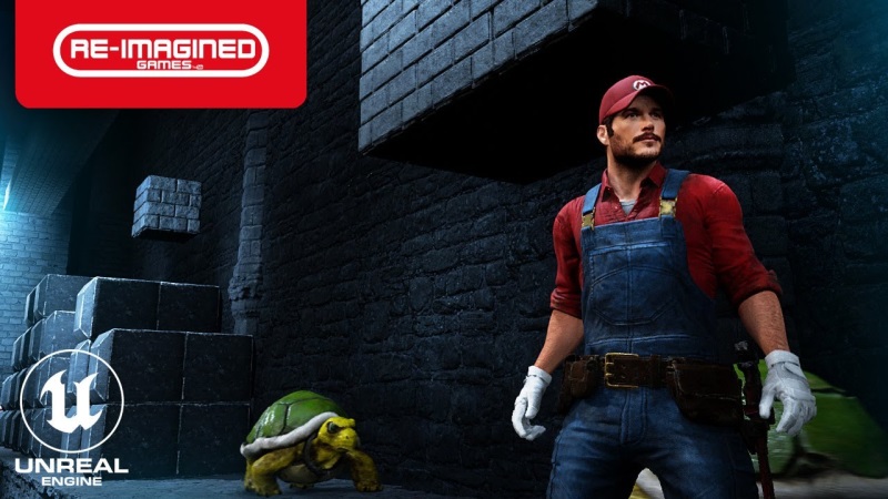 Pozrite si realistický Super Mario Remake na Unreal Engine s Chrisom Prattom
