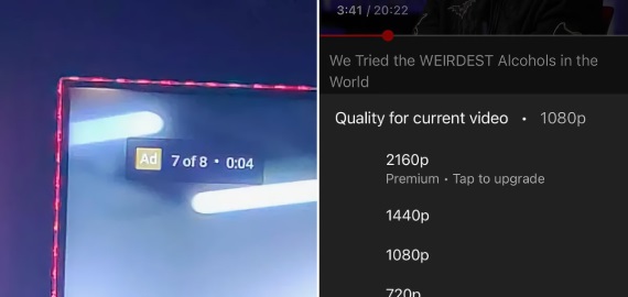 Youtube testuje 4K prehrvanie len pre premium pouvateov