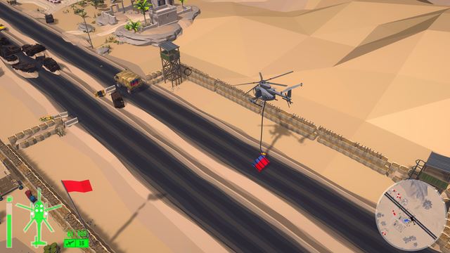 Cleared Hot je ako modern� verzia Desert Strike 