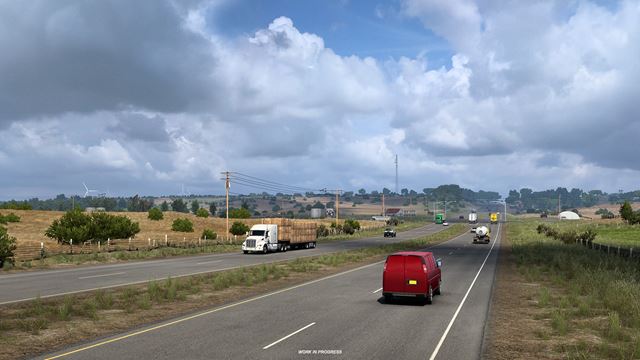 American Truck Simulator predv�dza kr�sy Oklahomy 