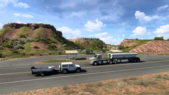 American Truck Simulator predv�dza kr�sy Oklahomy