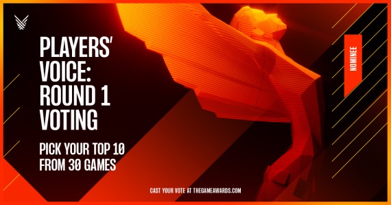The Game Awards spustilo hlasovanie hráčov